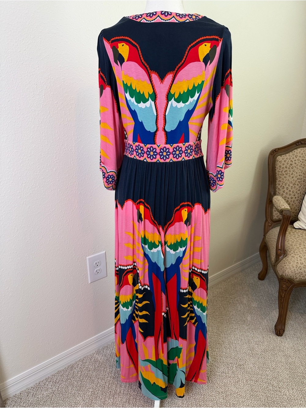Boden Maya Kimono Jersey Knit Maxi Dress - Picture 2 of 5